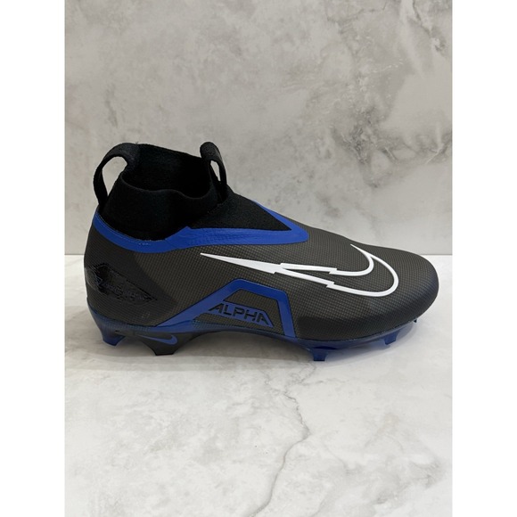 Nike Alpha Menace Elite 3 Football Cleats Black Royal Blue Men\'s Size 11 US main image 5